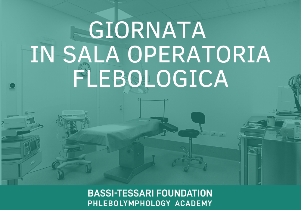 Gioranta in sala operatoria Flebologica